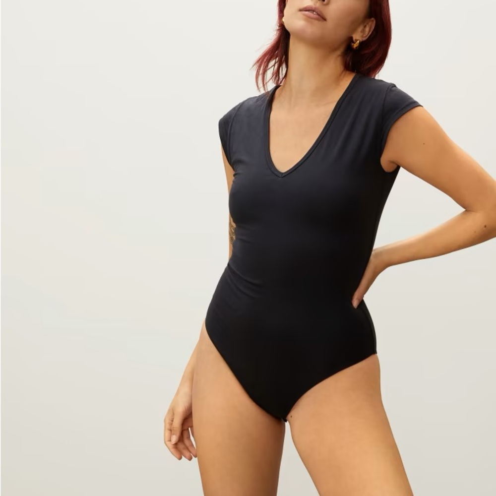 The V-Neck Ballet Bodysuit from Everlane